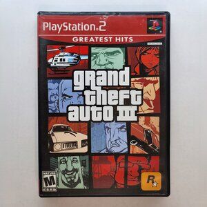 Grand Theft Auto III(GTA3) For PS2